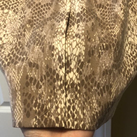 NWT Gorgeous Calvin Klein snakeskin print skirt - Picture 6 of 8